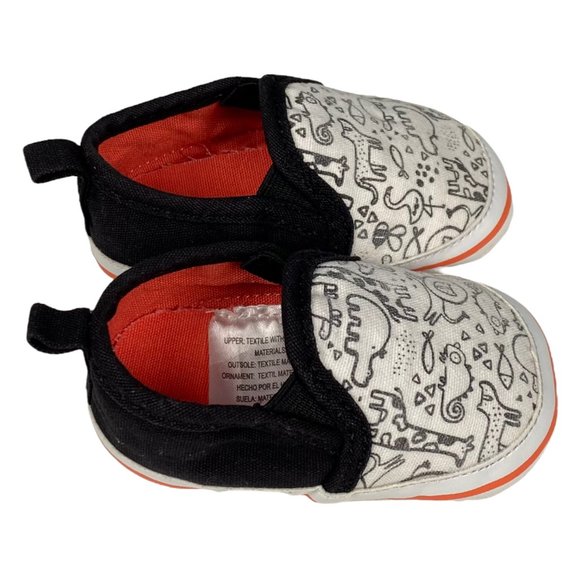 Target Infant African Safari Animal 6-9 Months Canvas Crib Shoes - Picture 15 of 16